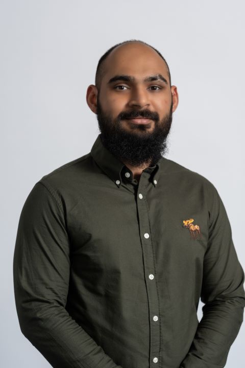 A portrait style photograph of Sayed Masabi
